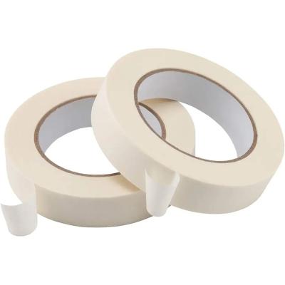 China Temperature Resistance 60℃ Crepe Paper Masking Tape Painting Taped Masking Film for sale