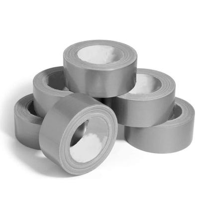 China Premium Silver Cloth Tape High Viscosity No Residue Matte Non Reflective for sale