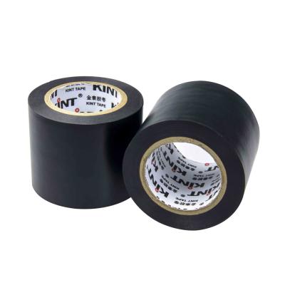 China Black Silver Strong Adhesive PVC Duct Sealing Tape Duct Hvac Pipe Insulation Tape for sale
