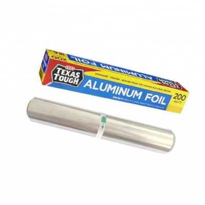 China Food Grade 45cm Kitchen Paper Aluminum Foil Roll Customizable for sale