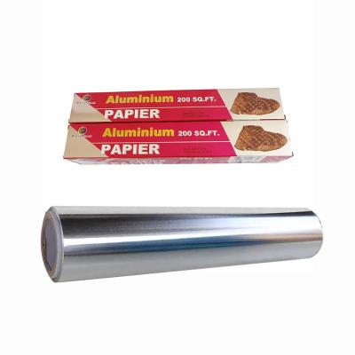 China Household Heavy Duty Aluminum Foil Roll Sheets With Cutter for sale