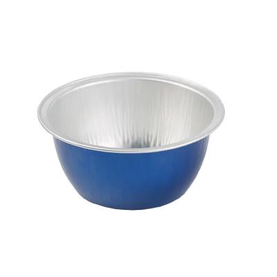 China 130ML Disposable Aluminum Foil Food Containers Pleated Baking Cups Colorful Cake Bowl Pan for sale