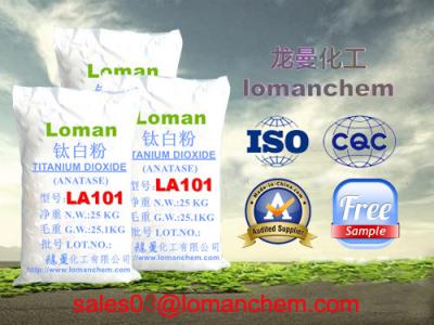 China Cheap Factory Price Titanium Dioxide Anatase LA101 from china manufacture Brand Loman for sale