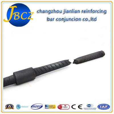 China ACI 318 Standard Black Surface Rebar Splice Coupler to Connect Steel Bars for sale