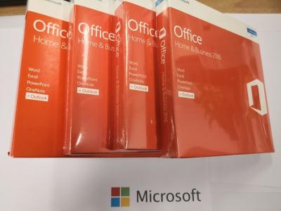 China Multipal Language Microsoft Office 2016 Key Code Home And Business Retail Package for sale