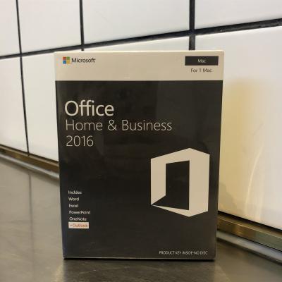 China Multi Language Microsoft Office Home And Business 2016 English For Mac Keycard Box for sale