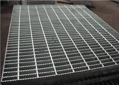 China 19-W-4 Serrated Steel Grating / Open Grate Stair Treads Galvanized Steel for sale