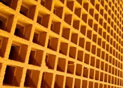 China Reinforced Plastic Fiberglass Grating Panels , Fiberglass Grid Flooring for sale