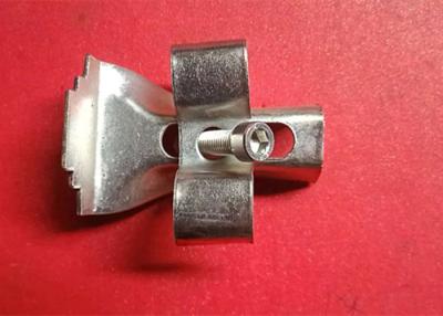 China Galvanized Steel Grating Fixing Clips Mild Steel Material Long Working Life for sale