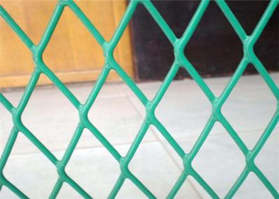 中国 ハイウェーの保護システムのためのプラスチック上塗を施してある拡大された金属の網の塀 販売のため