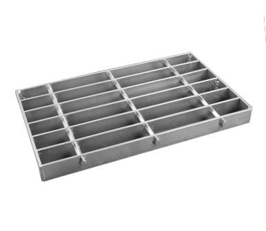 China 5800x1000mm Plain Walking 6063 Aluminum Safety Grating for sale