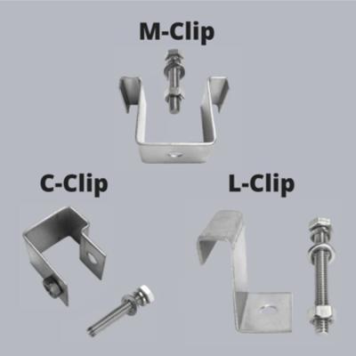 China ISO Type A B C M Galvanised Steel Grating Clips for sale