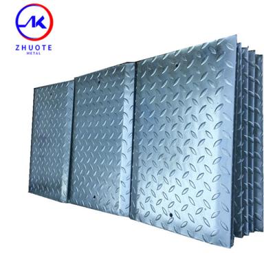China G255/30/100 4mm Compound Steel Grating With Checker for sale