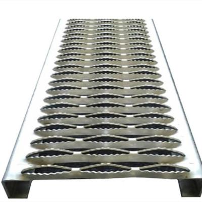 China Anti Slip Aluminum 40MM Grip Strut Grating For Stair Tread, Perforated Plank Grating for sale