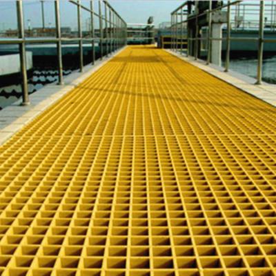 China High Strength Pultruded Construction Frp Grating Panels for sale