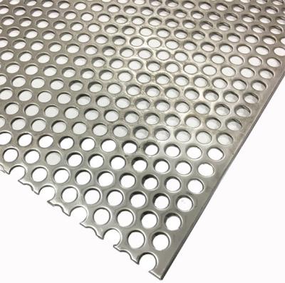 China Round 2mm Hole Structured Facade Stainless Steel Punch Plate For Modern Architecture for sale
