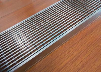China 5mm thickness Linear Compact Bar Shower Grating SS 316 Stainless Steel bar grating for sale