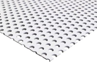 China Grade 5052 H32 Aluminum Perforated Plate Clear Anodized For Construction for sale