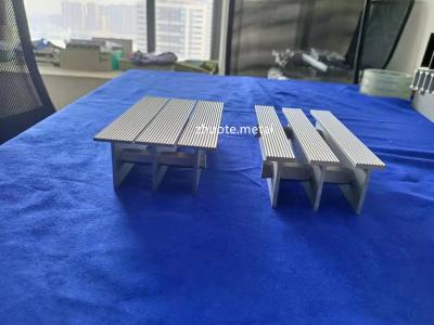 China Swaged T6063 Aluminum Bar Grating Safety Powder Coating Forged For Louvre Facades for sale