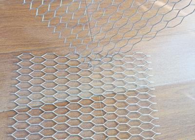 China 25mm Thick Diamond Mesh Metal Sheet Aluminum Wire Netting Iron Stretched for sale