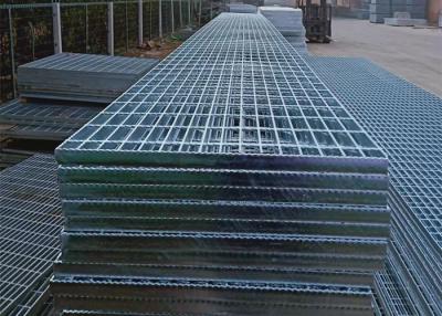 China Galvanized Heavy Duty Welded Steel Grating Floor Walkway Marine Bridge Serrated Platform for sale
