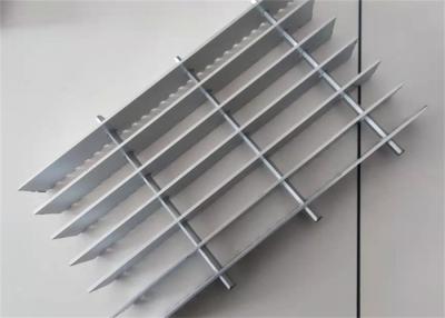 China Building Material 6063 T6 Aluminum Bar Grating Roof Safety Walkway for sale