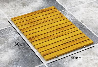 China Recycle Waterproof WPC Composite Decking Bath Bathroom Floor Mat for sale