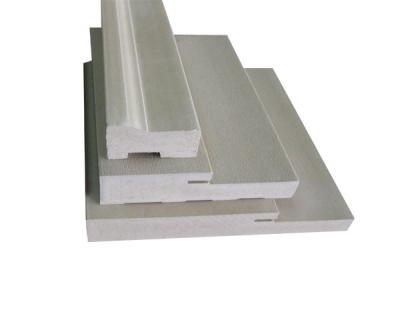 China Wood Pattern PVC Extrusion Profiles WPC Reinforced Door Frame Protection for sale