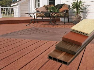 China Moisture Proof WPC Wood Plastic Composite Decking Boards For Outside 2m / 3m / 4m for sale