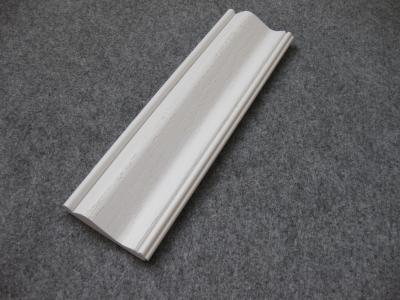 China Embossed Foam PVC Skirting Board / Chair Rail 15mm Thickness Moisture Proof for sale