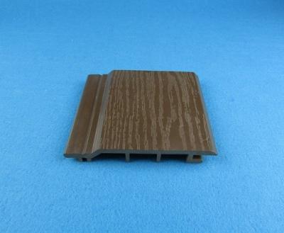 China Impermeable exterior resistente a la polilla del color de Brown del panel de pared de la decoración WPC en venta