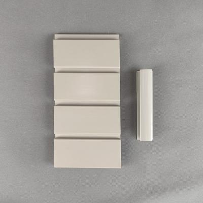 China Smooth Composite False Slatwall Display Shelf Plastic For Display Wall for sale
