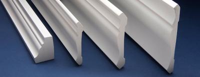 China Fireproof Recyclable PVC Skirting Board Profiles For Indoor Decoration for sale