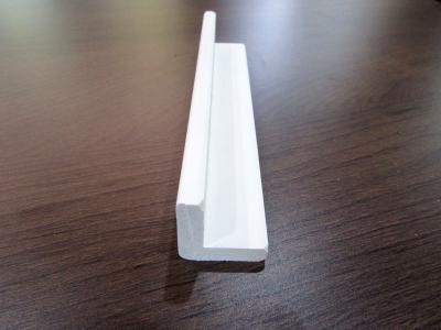 China Decorative Plastic Foam PVC Trim Moulding For Inteiror Wall Edging White for sale
