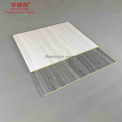 China Dark Gray PVC Wpc Panel For Wall Decor 3m Antiseptic en venta