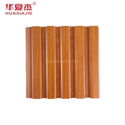 China Co Extrusion Wood Grain Wpc Wall Panel Interior Decoration New Design for sale