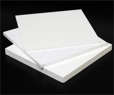 China Rotproof 10mm Shop White PVC Board / Foam Board Insulation For Decorative for sale