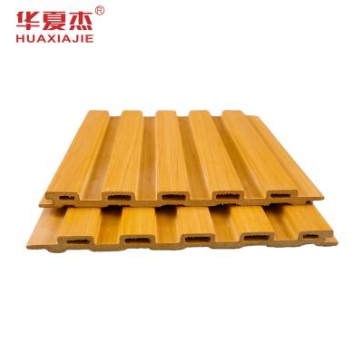 China Wooden Grains Waterproof WPC Wall Panel 150mmx10mm Interior Decoration for sale