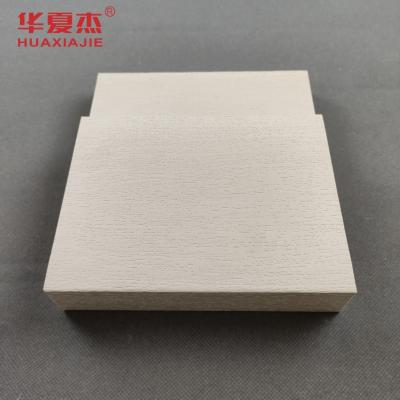 China Rectangle Shape Screw Fixed WPC Door Frame For Indoor / Outdoor Use for sale
