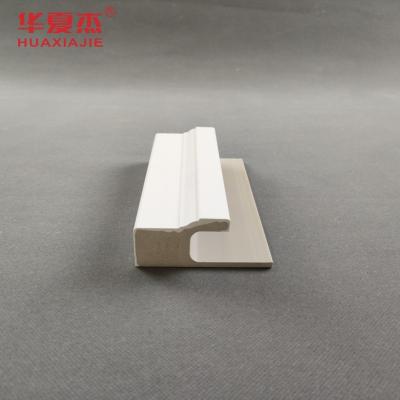 China Home Decoration WPC Door Jamb Screw Fixed Installation wpc white cape j-channel for sale