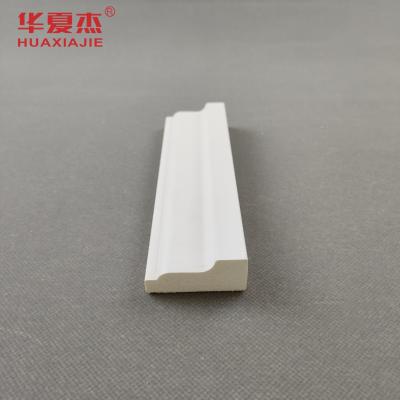 China Shingle Mould White Vinyl 12ft Decoration PVC Moulding Profile Building Material en venta
