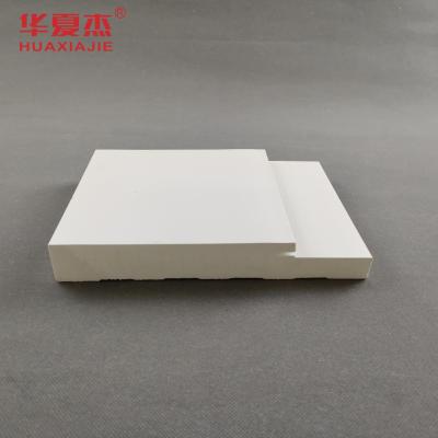 China White PVC Door Jamb PVC Door Frame For Home Interior Decoration en venta