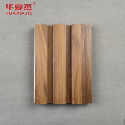 China Wood Grain WPC Wall Panel Laminated Wall Panels / Boards Commercial Residential Decoration for sale