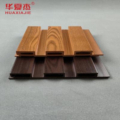 China Red Wood Color WPC Wall Panel High Gloss Printing Wall PVC Panels for sale
