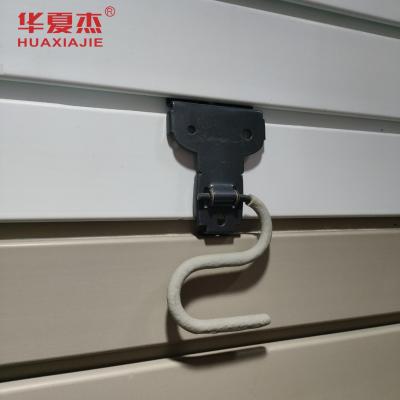 China Easy Install PVC Slat Wall Panel Hooks Garage Panel Wall Frame Waterproof For Decoration for sale