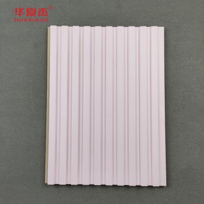 China WPC Fluted Wall Panel Pink Decoration Wall Panel For Home Material Te koop