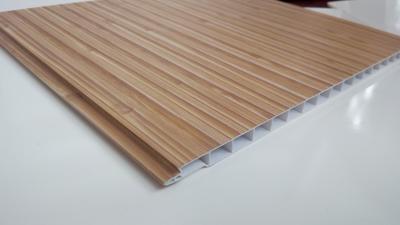 China Banboo Pattern PVC Ceiling Panels PVC Building Materials Panel Ceiling for sale