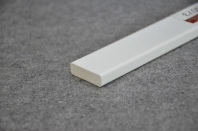 China Crown Molding White Plastic Extrusion Profiles For Interior Decoration for sale