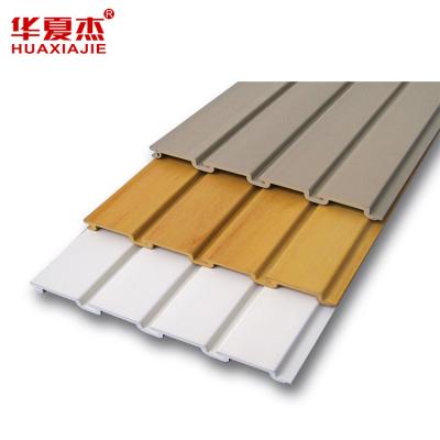 China CE PVC Garage Slatwall Panels Plastic Wall Cladding For Interior Dislay for sale