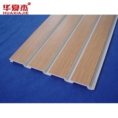 China Colored UPVC Vinyl Slatwall Accessories Garage Slotwall Panels for sale